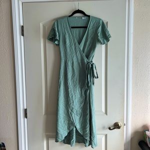 Princess Polly Wrap Midi Dress